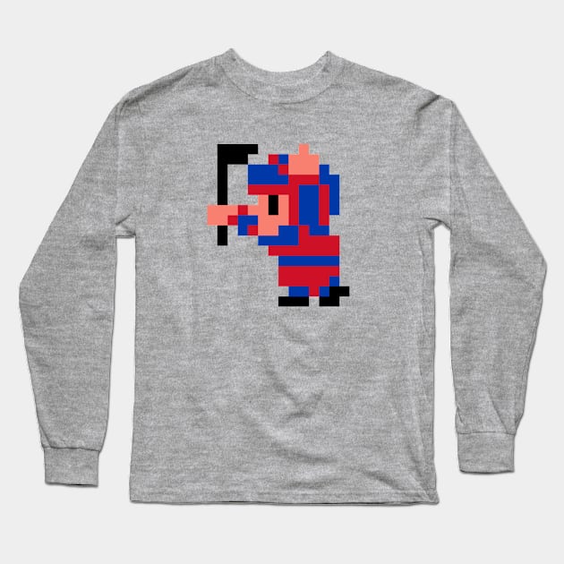 Ice Hockey Celebration - New York Long Sleeve T-Shirt by The Pixel League